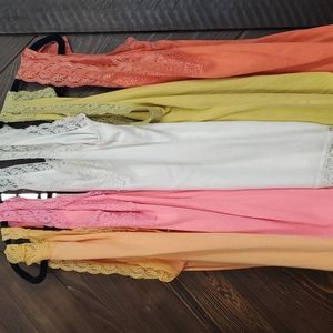 5 pack! Lace cami's